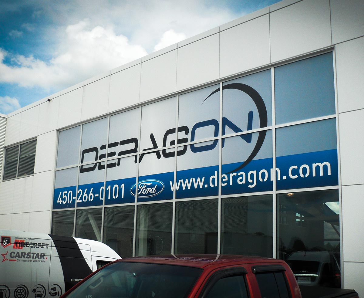 Grand format Deragon Ford - Habillage de fenêtre